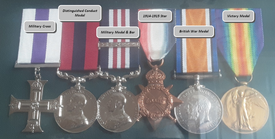 Frank's WWI medals